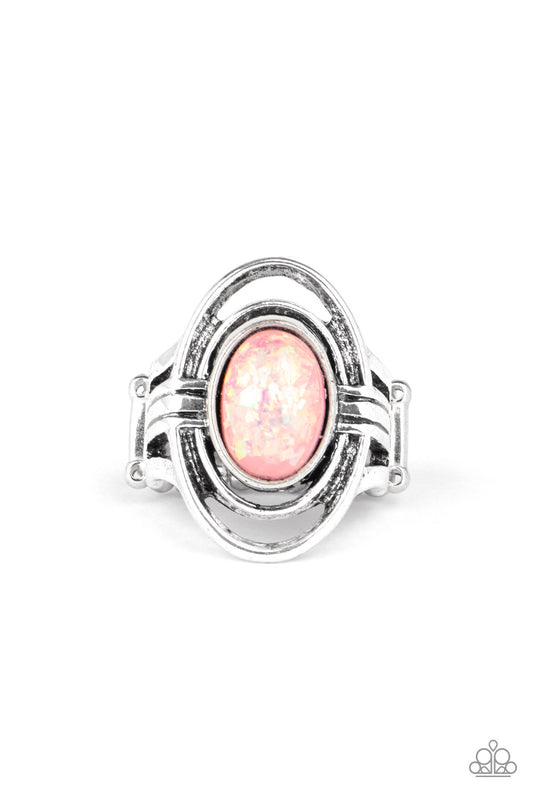 Paparazzi Rings - Peacefully Pristine - Pink