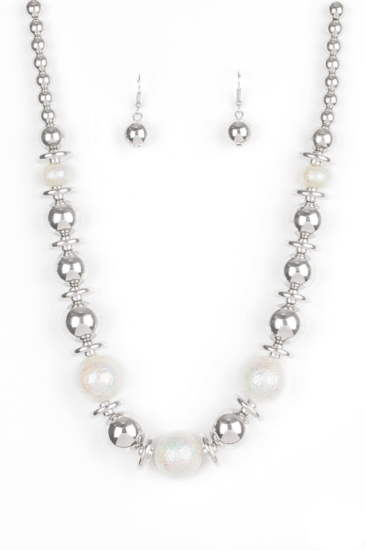 Paparazzi Necklaces - Twinkle Twinkle, I'm The Star - White