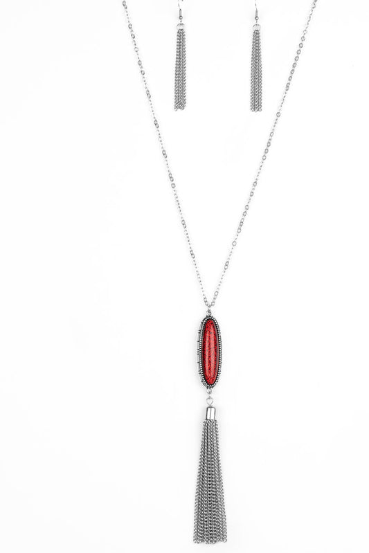 Paparazzi Necklaces - Stay Cool - Red