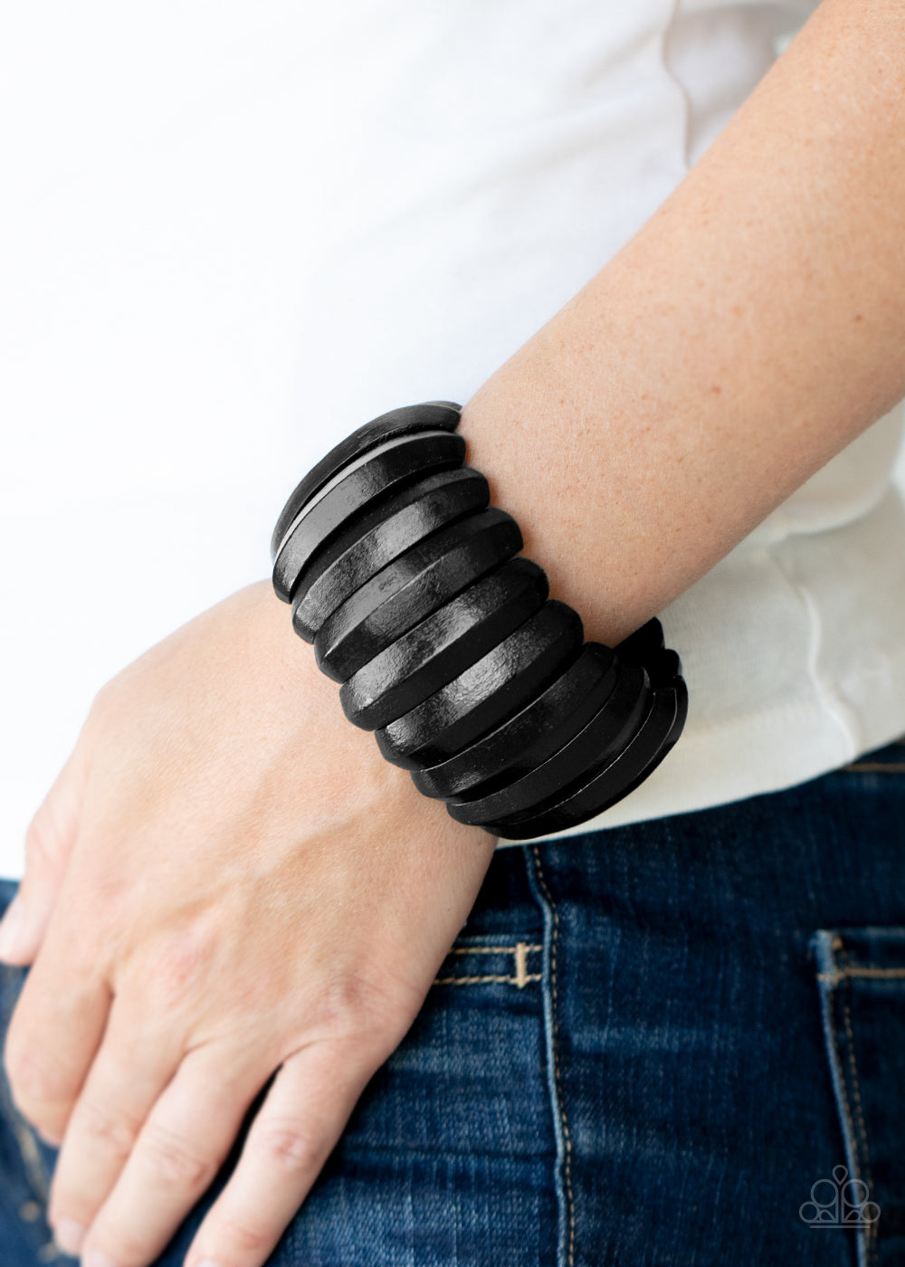 Paparazzi Bracelets - Colorfully Congo - Black
