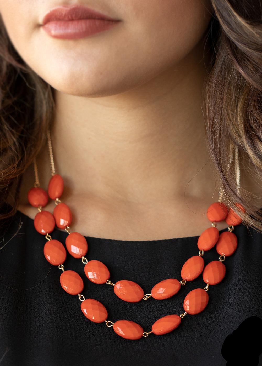 Paparazzi Necklaces - Max Volume - Orange