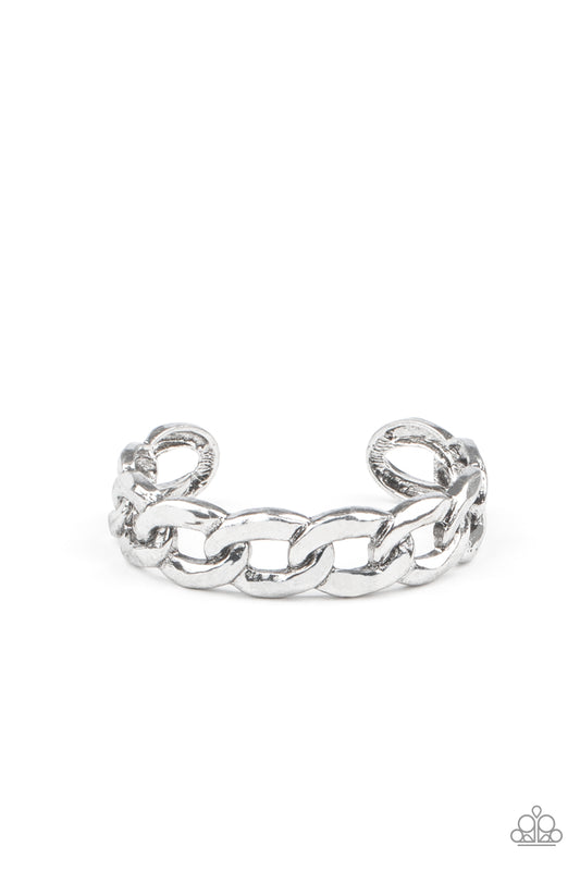 Paparazzi Bracelets - Living Off The Grit - Silver