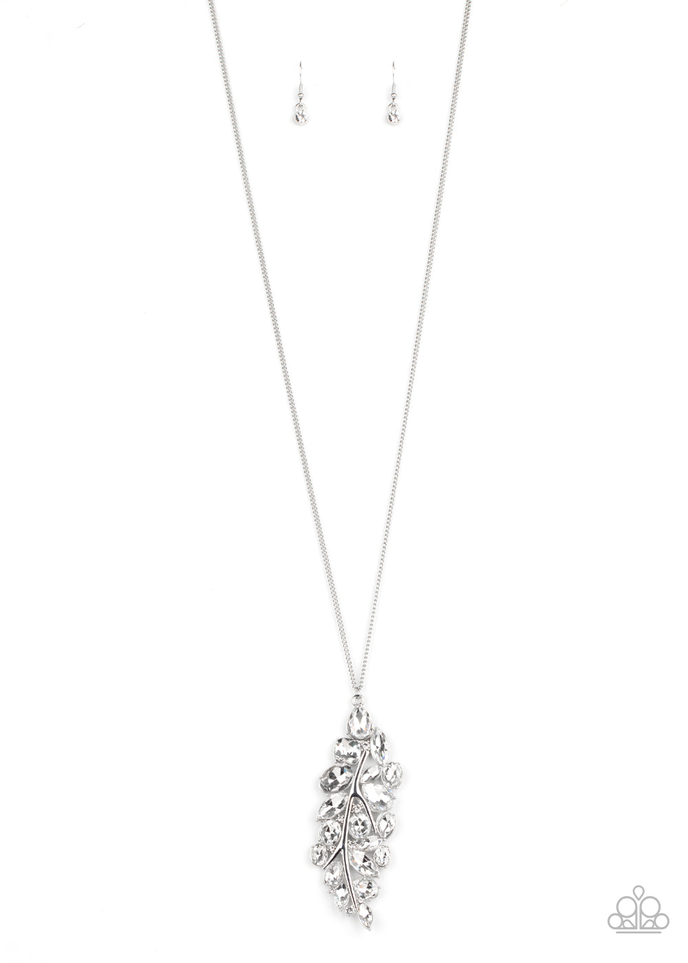Paparazzi Necklaces - Take A final Bough - White