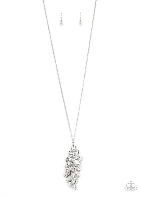 Paparazzi Necklaces - Take A final Bough - White