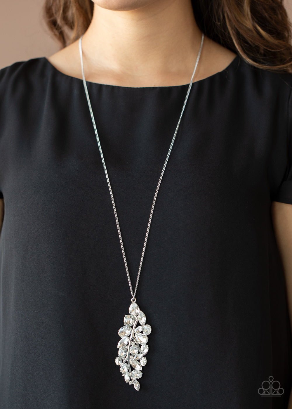 Paparazzi Necklaces - Take A final Bough - White