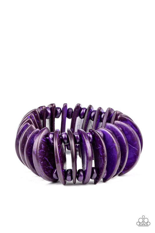 Paparazzi Bracelets - Tropical Tiki Bar - Purple