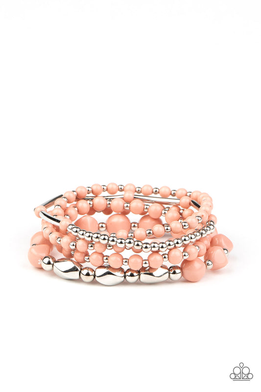 Paparazzi Bracelets - Vibrantly Vintage - Pink