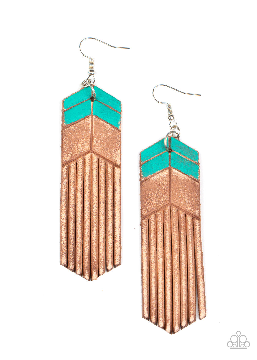 Paparazzi Earrings - Desert Trails - Blue