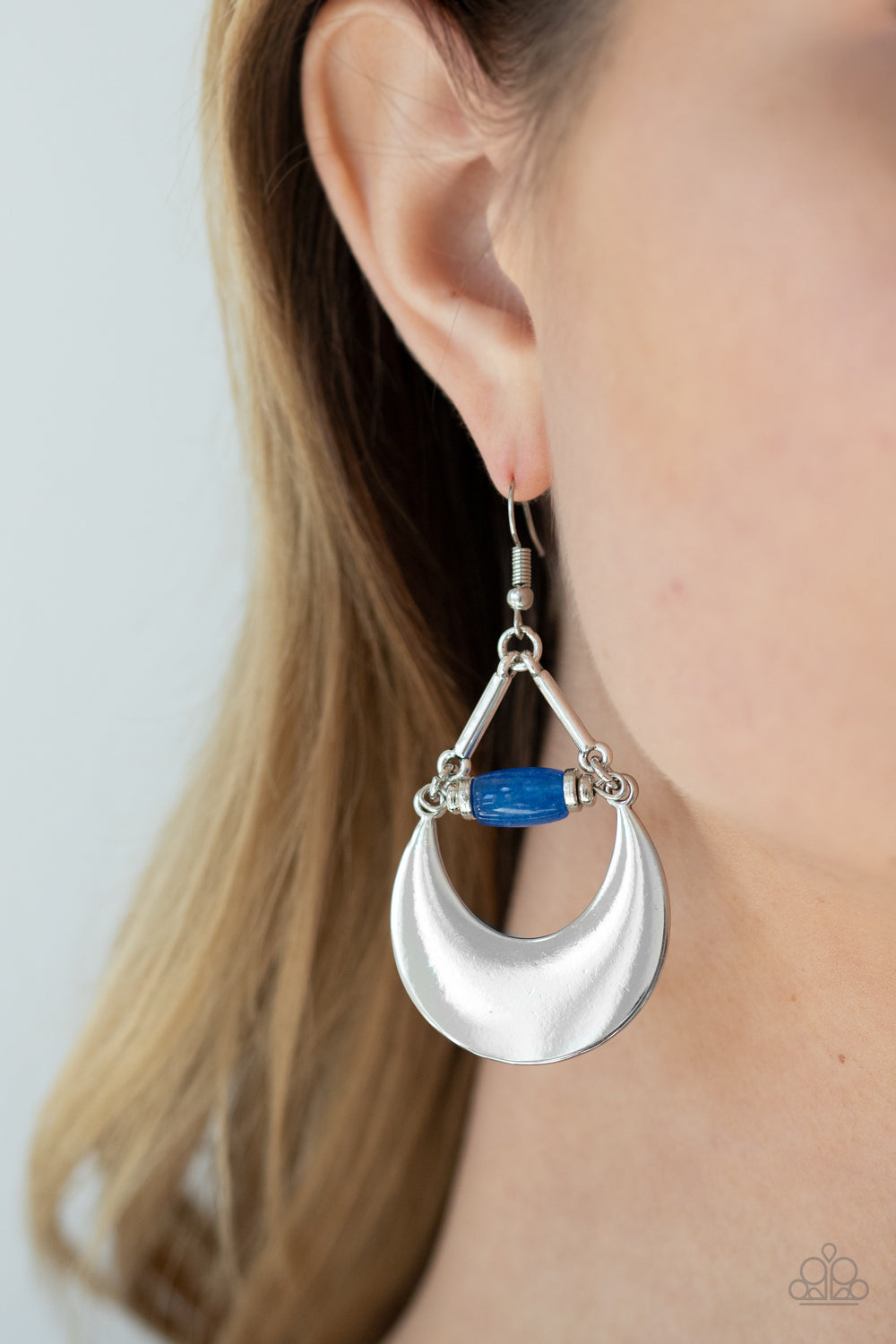 Paparazzi Earrings - Mystical Moonbeams - Blue