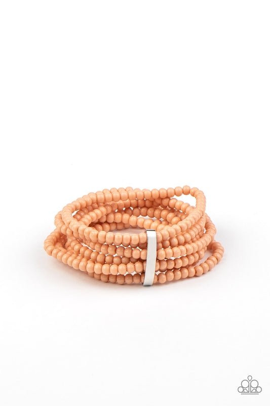 Paparazzi Bracelets - Thank Me Layer - Orange