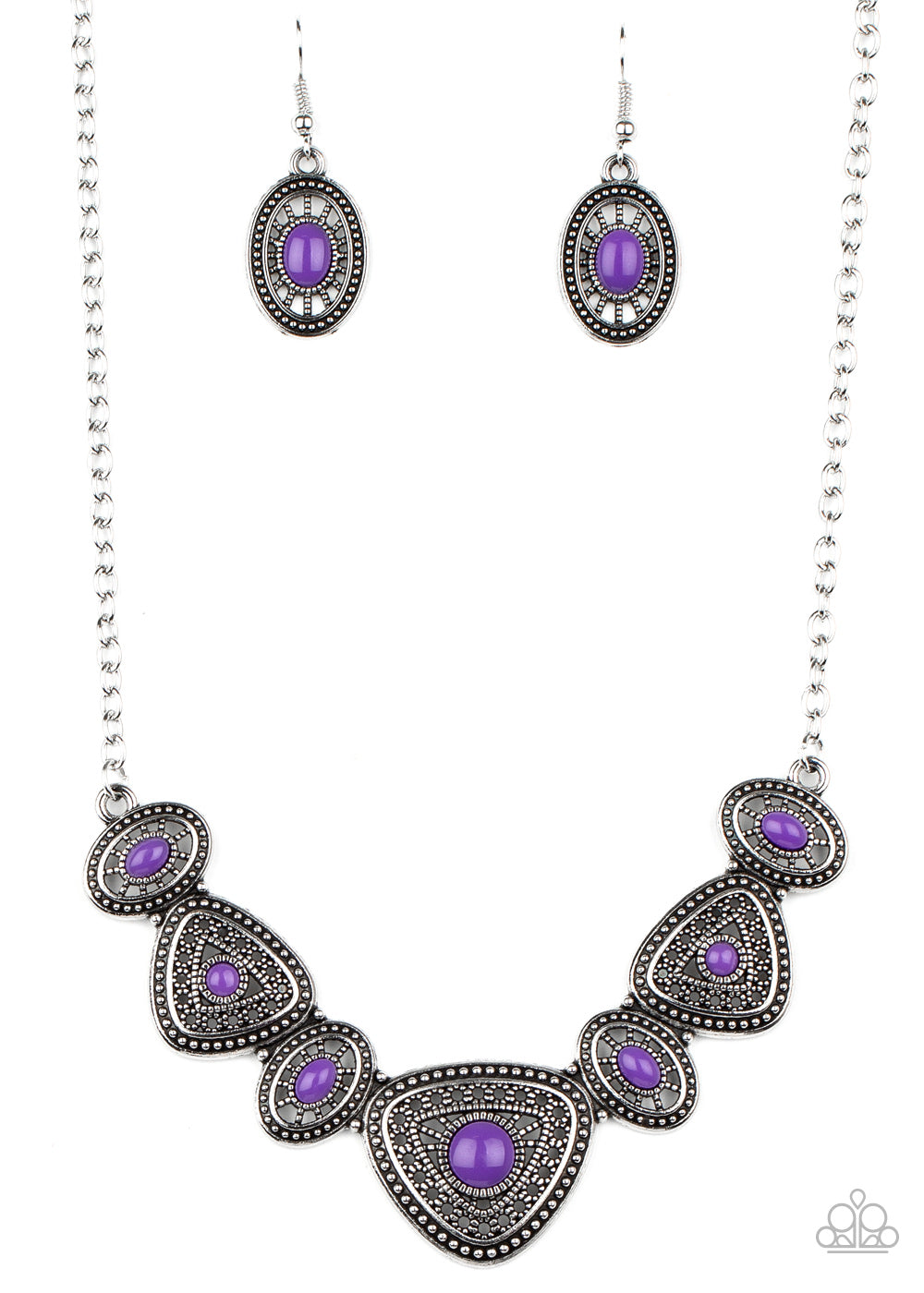 Paparazzi Necklaces - Totally TERRA-torial - Purple