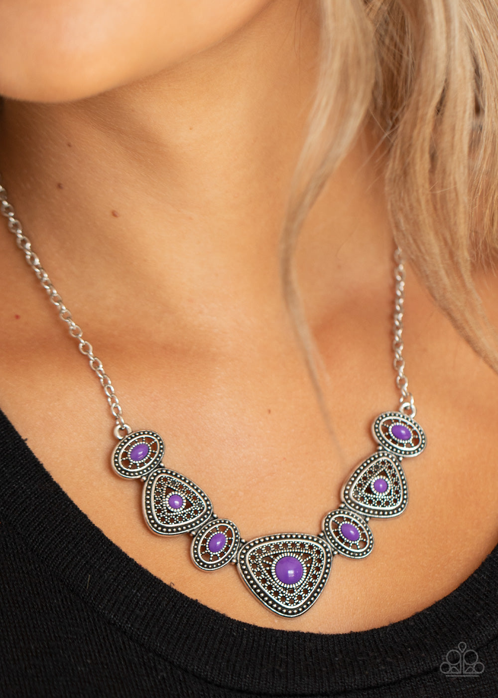 Paparazzi Necklaces - Totally TERRA-torial - Purple