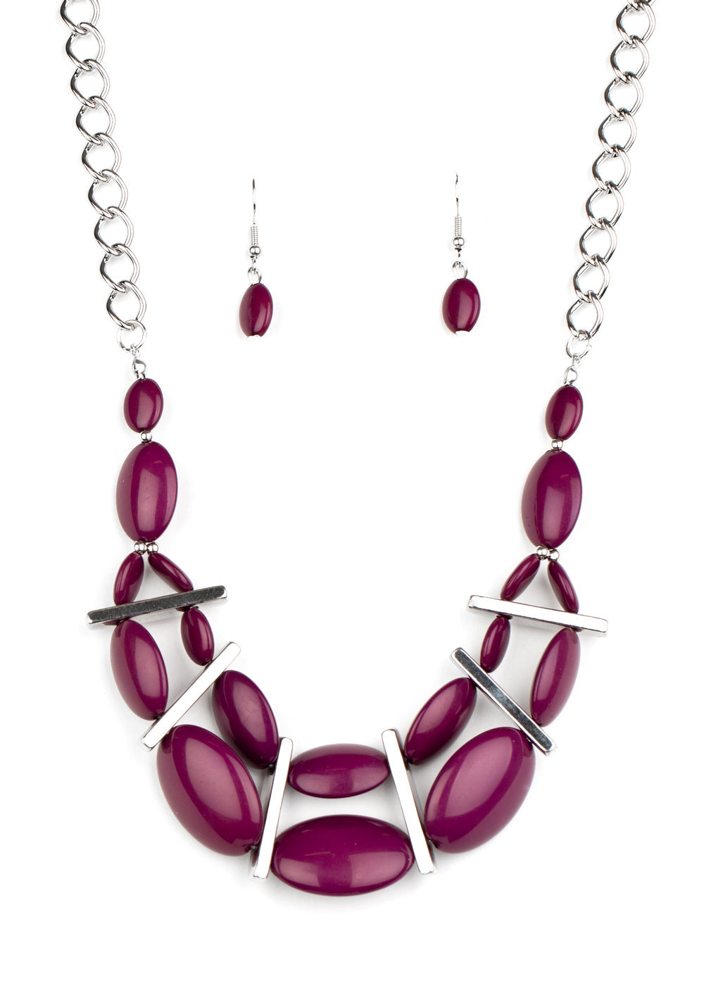 Paparazzi Necklaces - Law of the Jungle - Purple