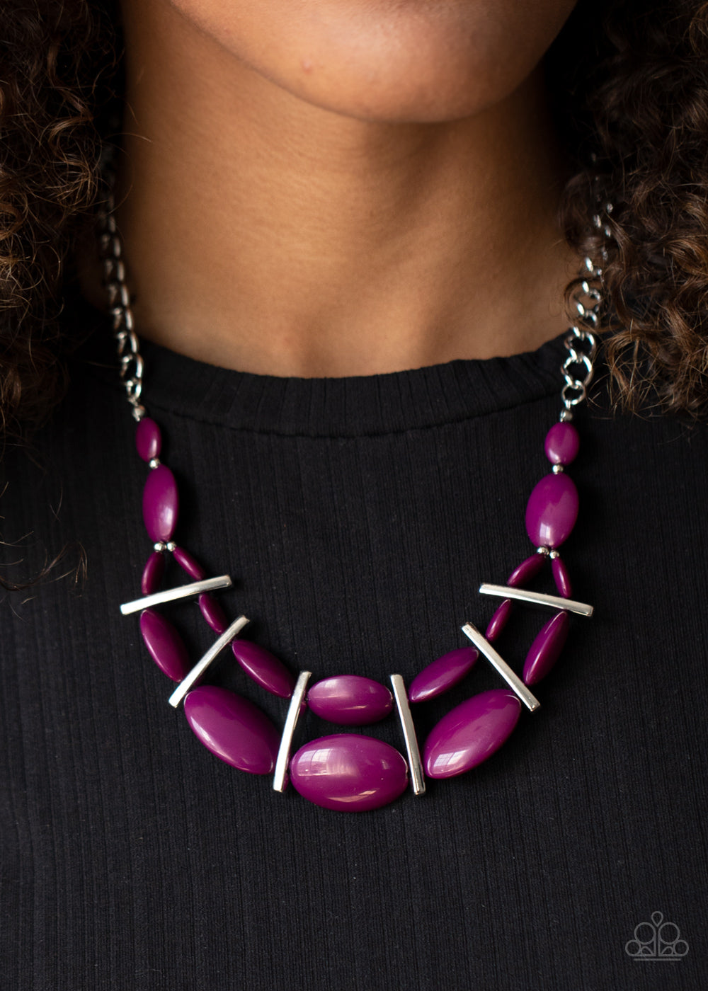 Paparazzi Necklaces - Law of the Jungle - Purple