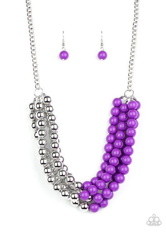 Paparazzi Necklaces - Layer After Layer - Purple