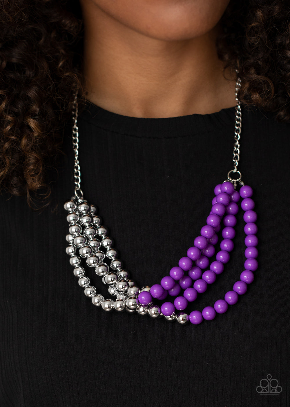 Paparazzi Necklaces - Layer After Layer - Purple