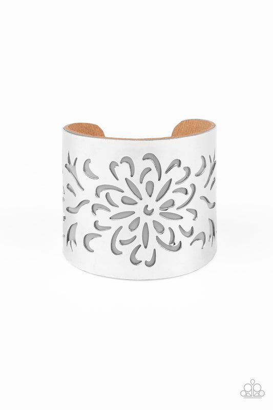 Paparazzi Bracelets - Get Your Bloom On- Silver