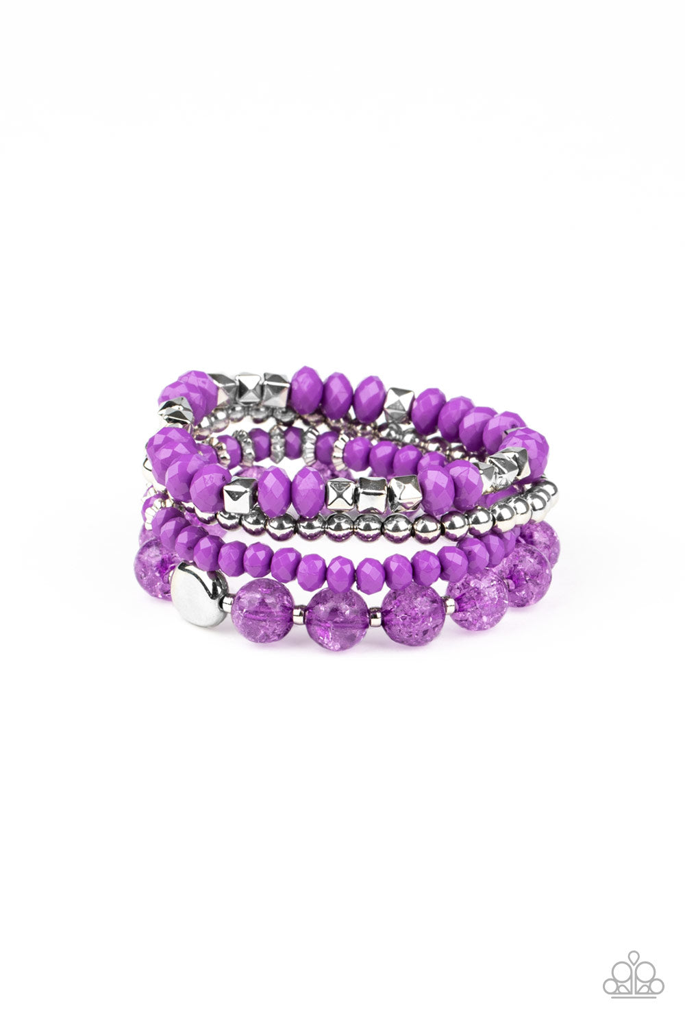 Paparazzi Bracelets - Layered Luster - Purple