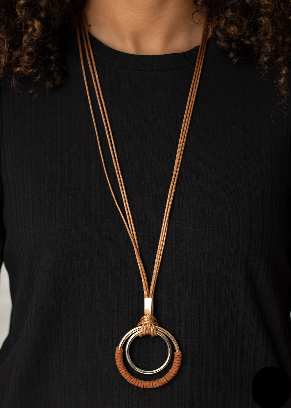 Paparazzi Necklaces - Elliptical Essence - Brown