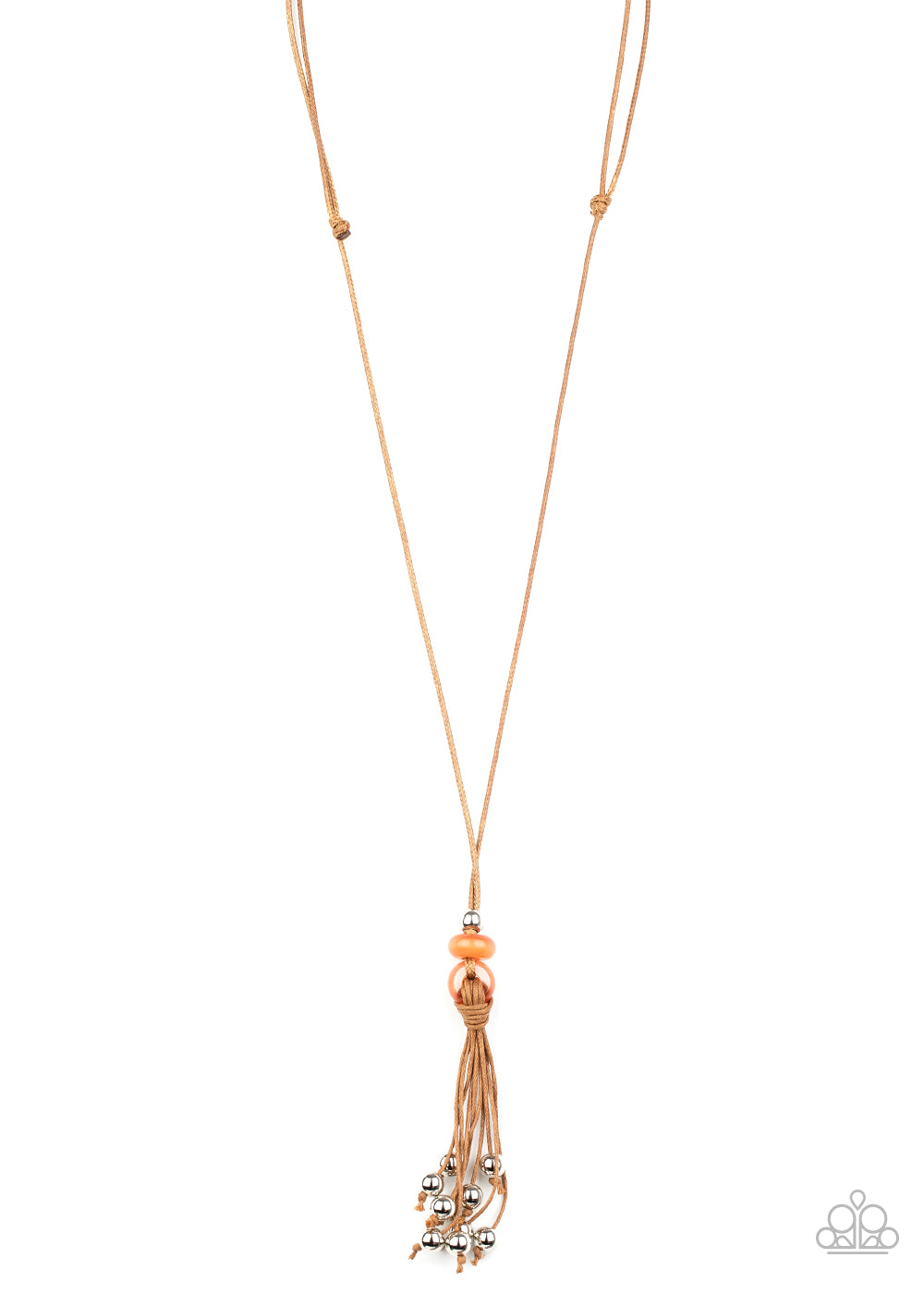 Paparazzi Men's Urban Collection - Ocean Child - Orange Necklace