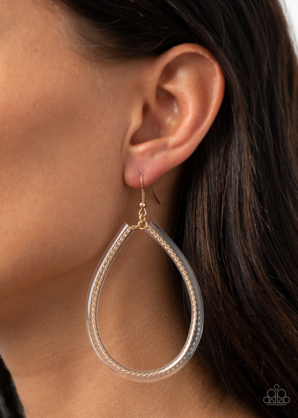 Paparazzi Earrings - Just ENCASE You Missed It - Gold