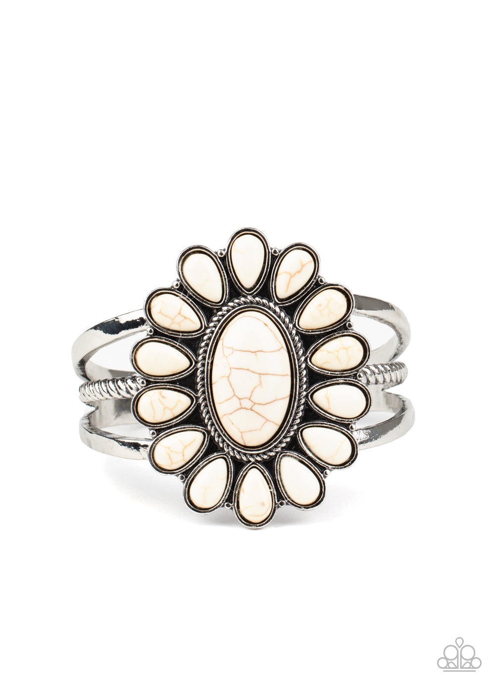 Paparazzi Bracelets - Sedona Spring - White