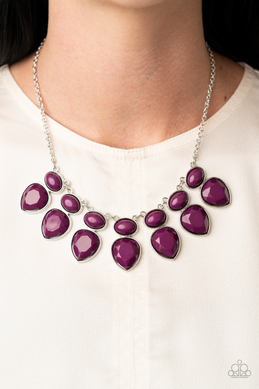 Paparazzi Necklaces - Modern Masquerade - Purple