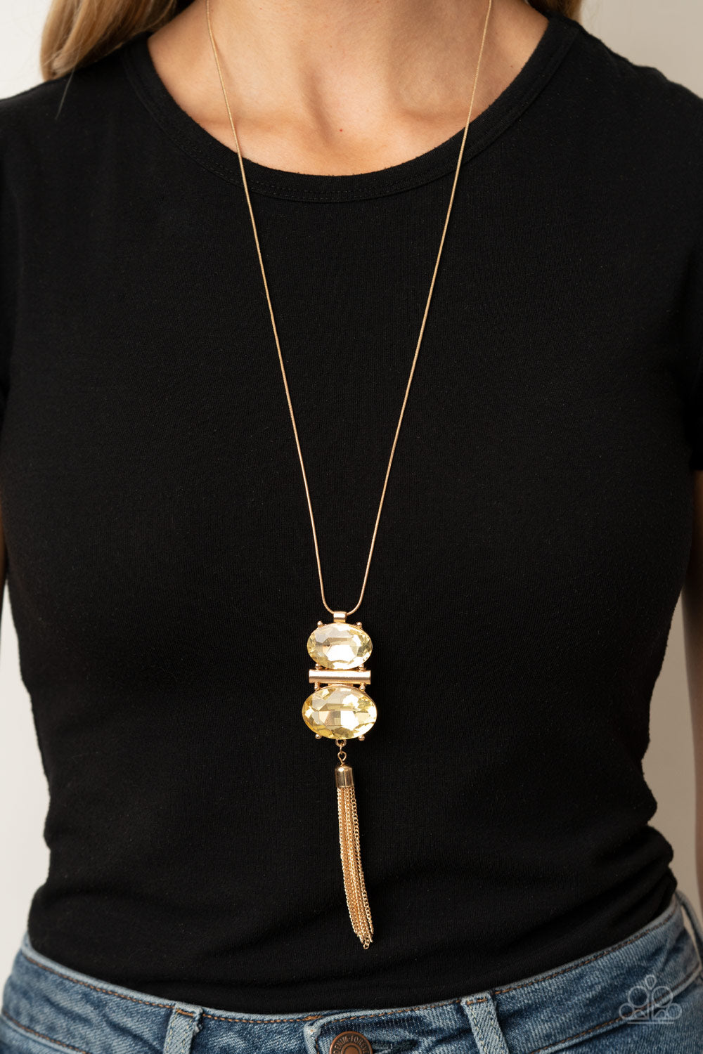 Paparazzi Necklaces - Runway Rival - Yellow