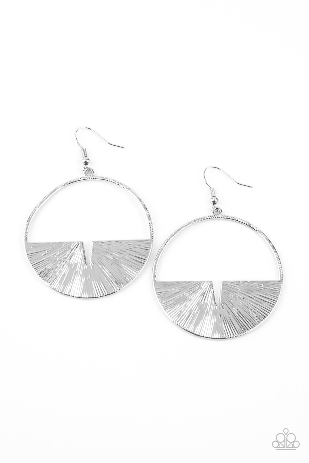 Paparazzi Earrings - Reimagined Refinement - Silver