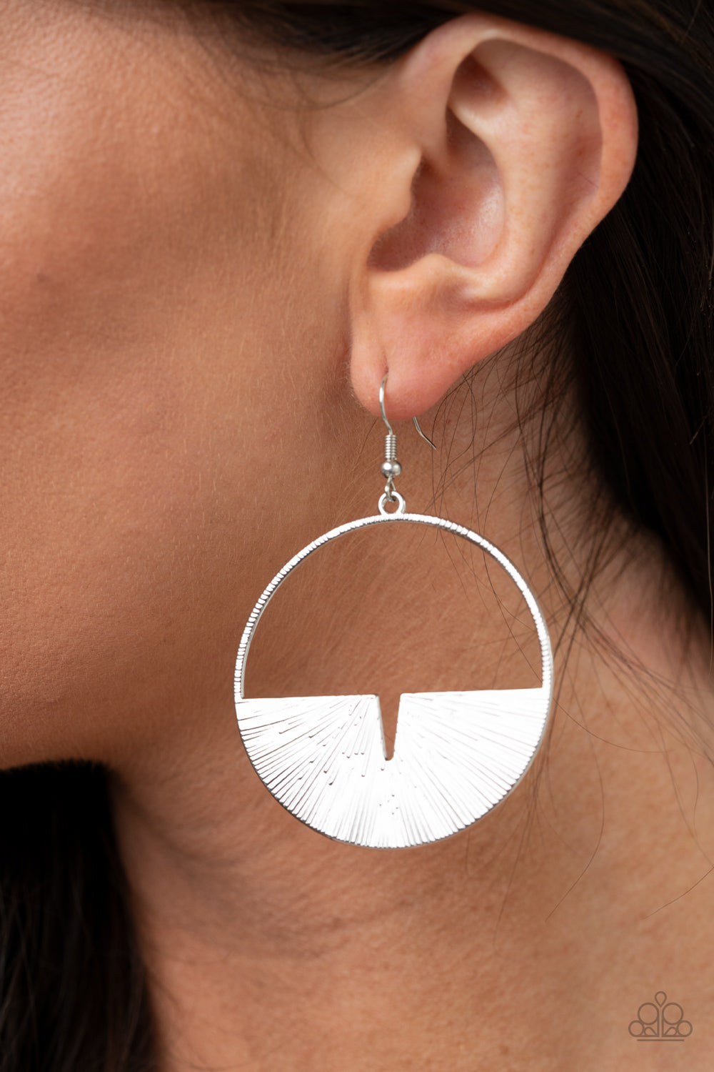 Paparazzi Earrings - Reimagined Refinement - Silver
