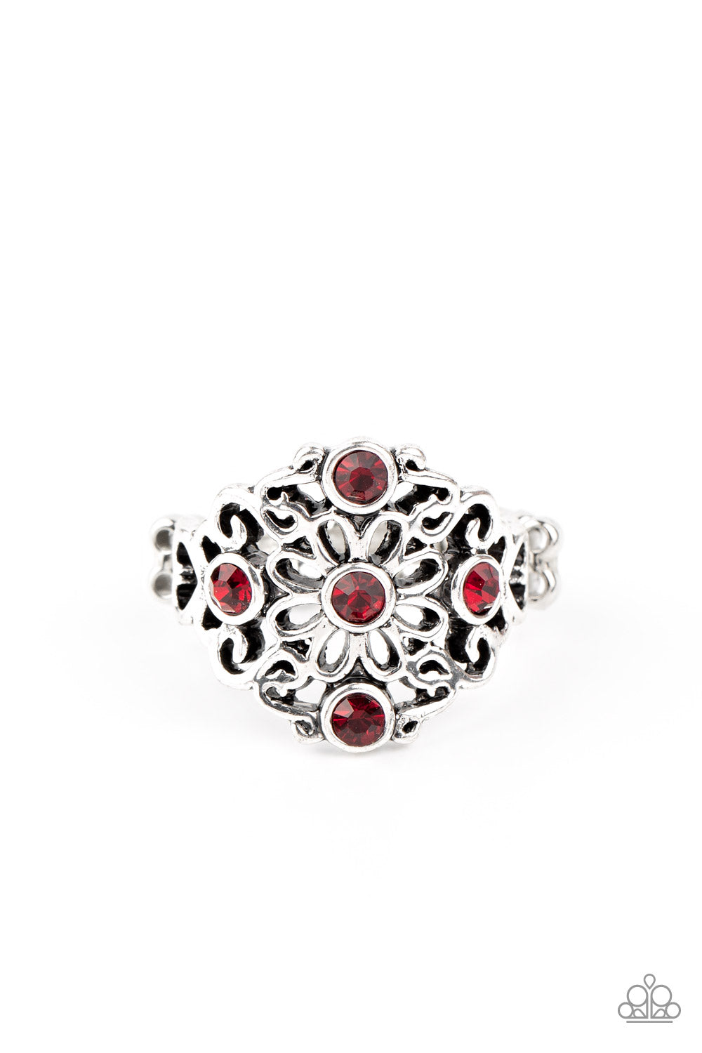 Paparazzi Rings - One DAISY At A Time - Red