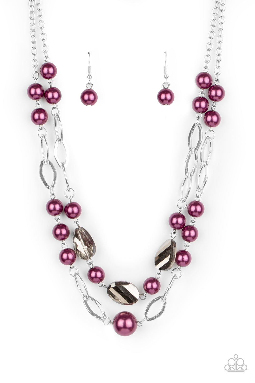 Paparazzi Necklaces - Fluent In Affluence - Purple