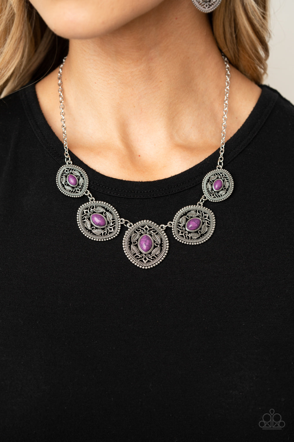 Paparazzi Necklaces - Alter ECO - Purple