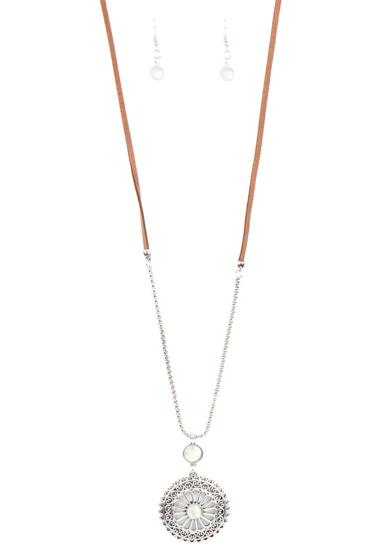 Paparazzi Necklaces - Where No MANDALA has Gone Before - White
