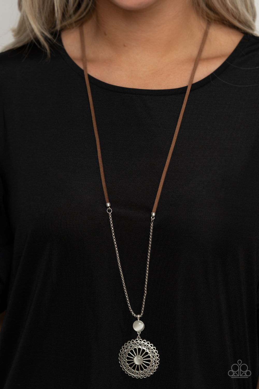 Paparazzi Necklaces - Where No MANDALA has Gone Before - White