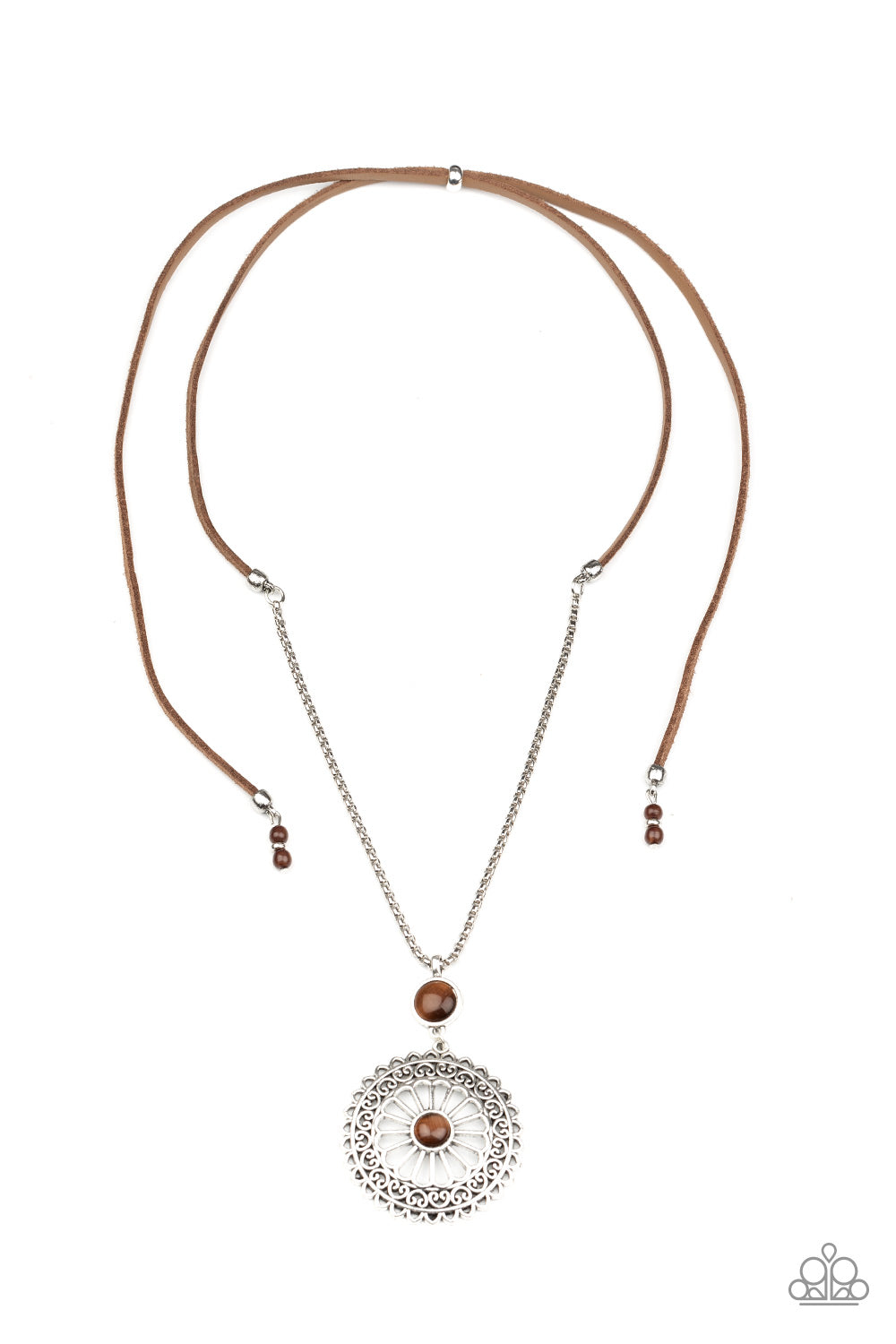 Paparazzi Necklaces - Where No MANDALA Has Gone Before - Brown