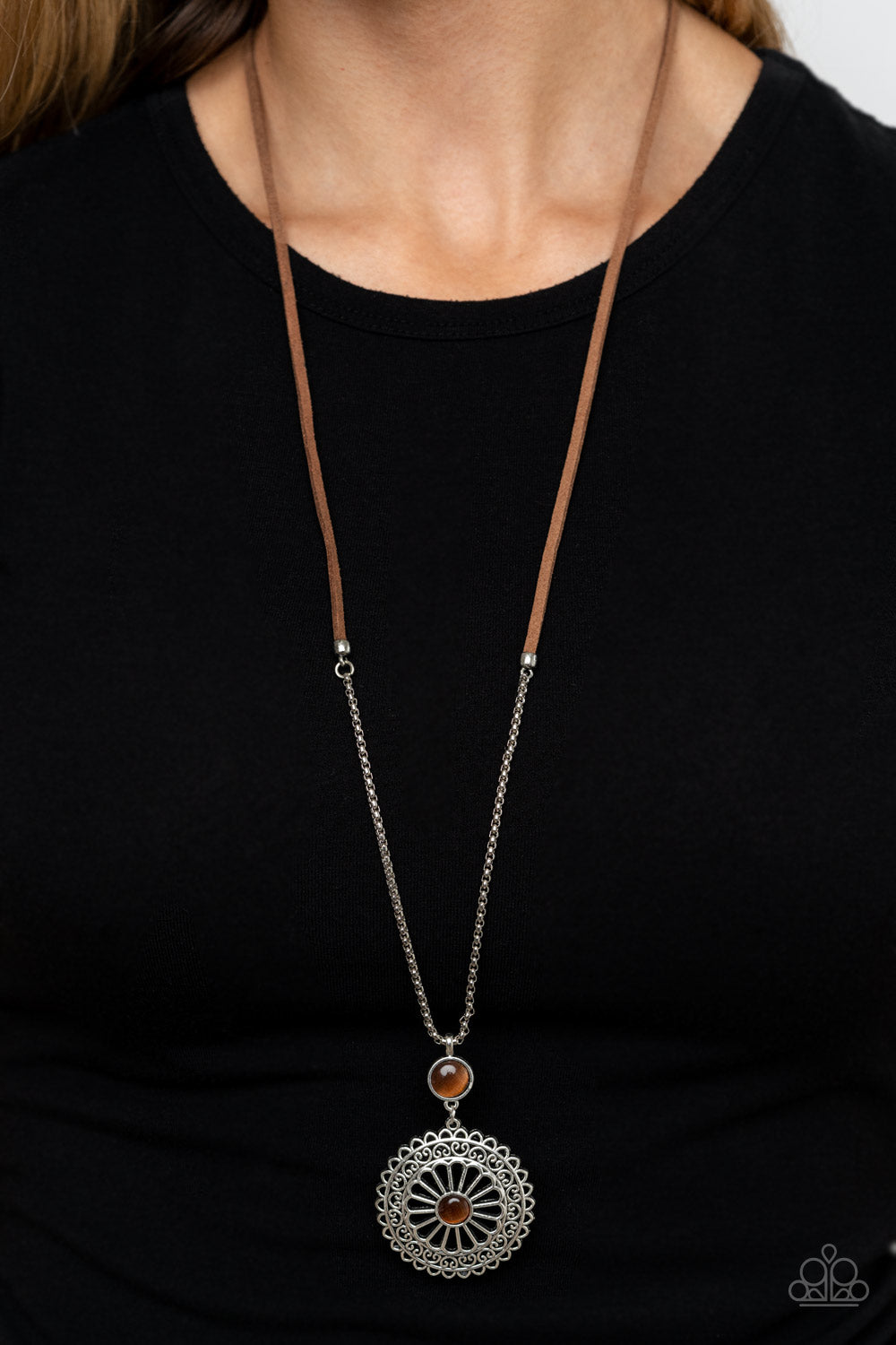 Paparazzi Necklaces - Where No MANDALA Has Gone Before - Brown