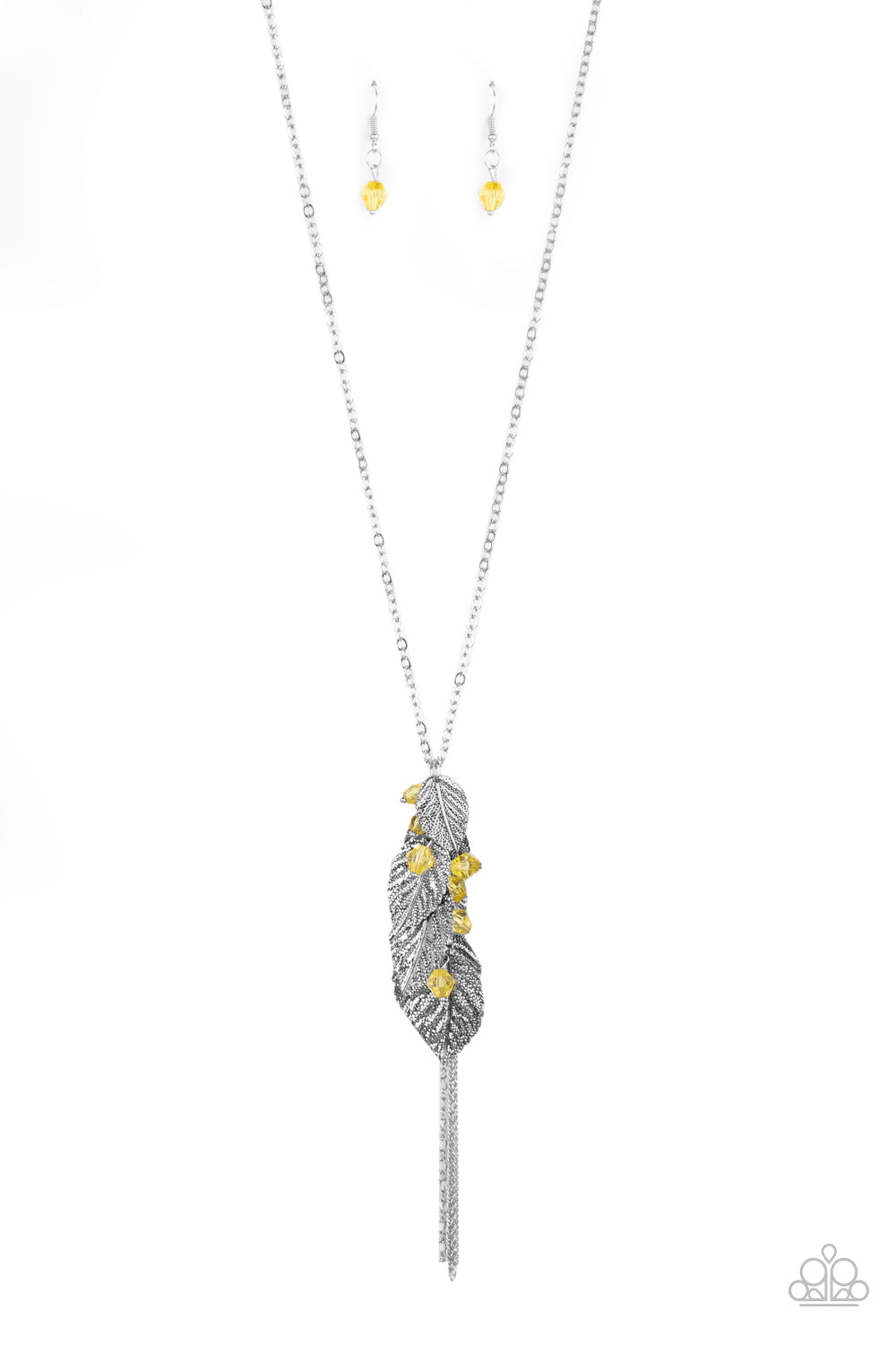 Paparazzi Necklaces - I Be-LEAF - Yellow