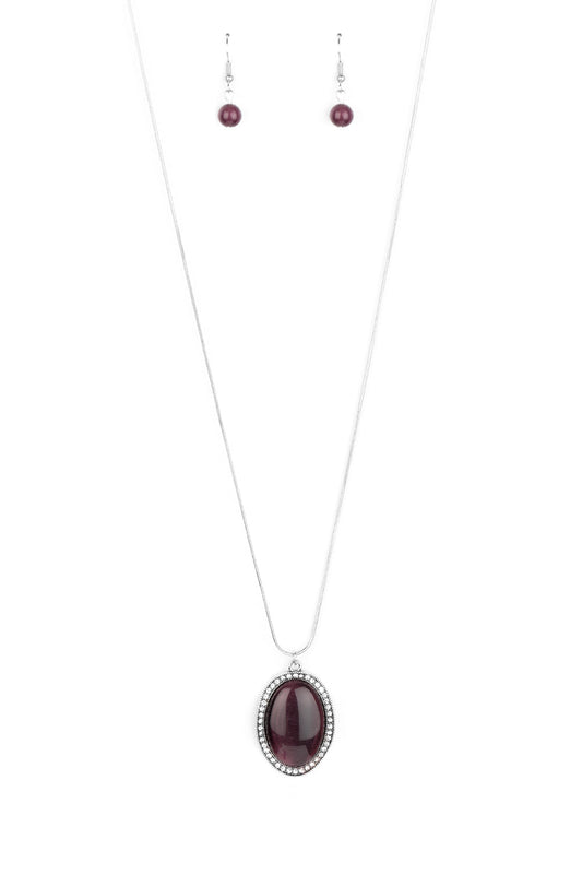 Paparazzi Necklaces - GLISTEN To This - Purple