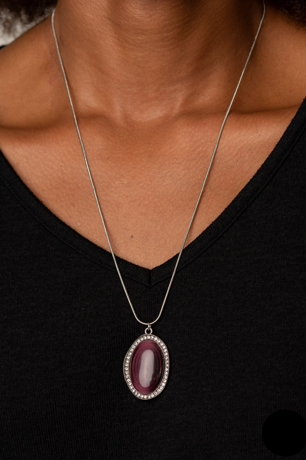Paparazzi Necklaces - GLISTEN To This - Purple