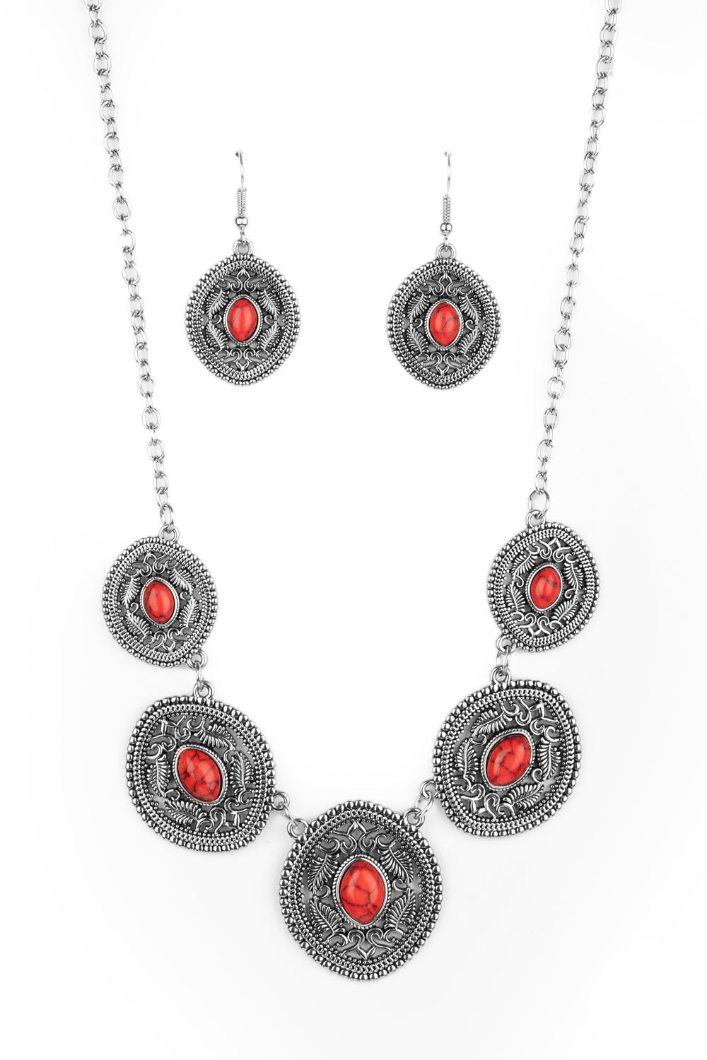 Paparazzi Necklaces - Alter ECO - Red