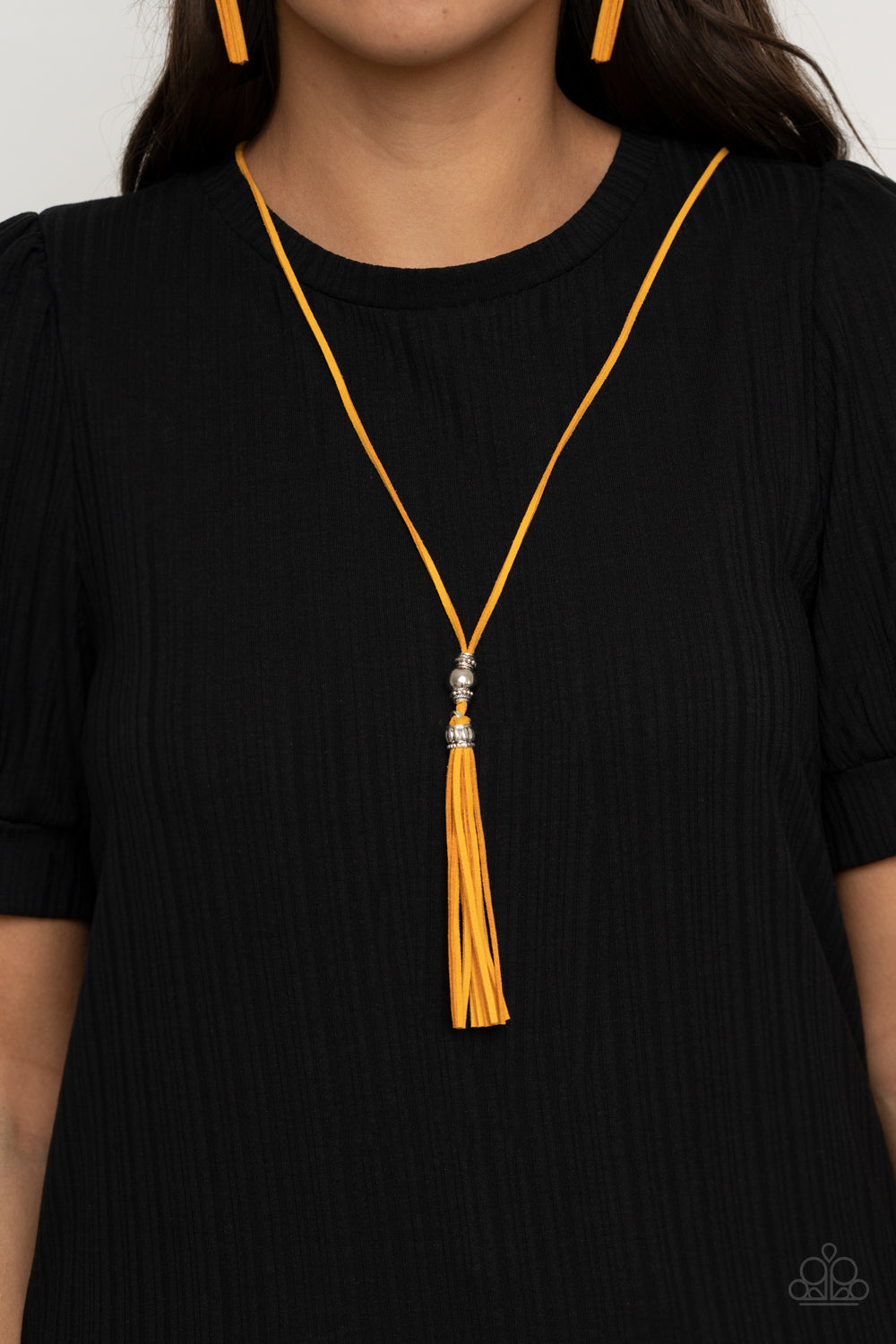 Paparazzi Necklaces - Hold My Tassel - Yellow