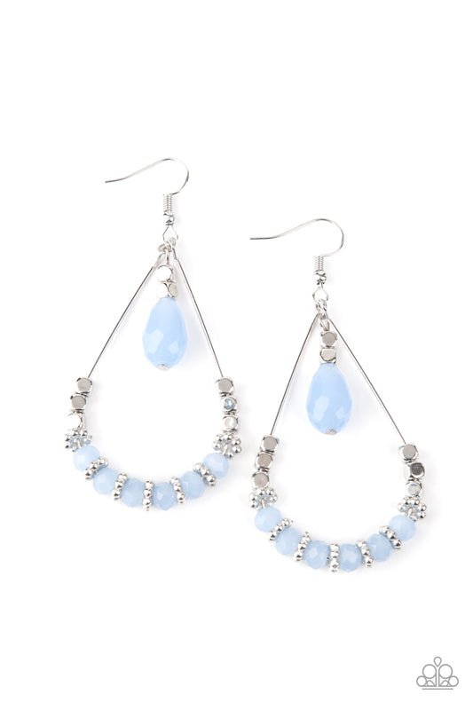 Paparazzi Earrings - Lovely Lucidity - Blue