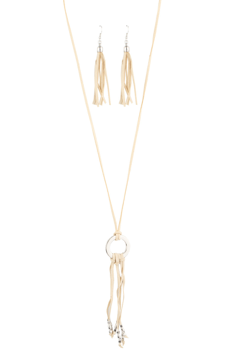 Paparazzi Necklaces - Feel At HOMESPUN - White