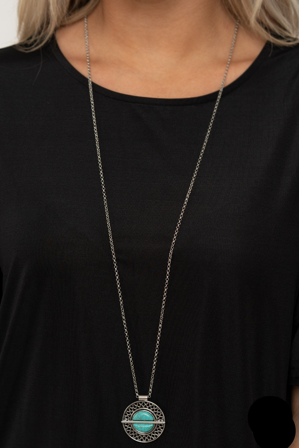 Paparazzi Necklaces - Adobe Adornment - Blue