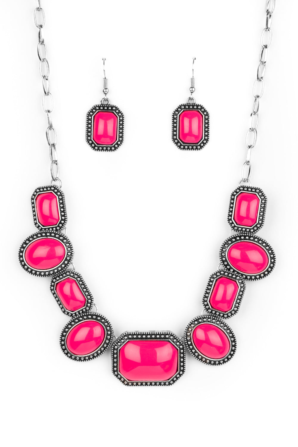 Paparazzi Necklaces - Let's Get Loud - Pink