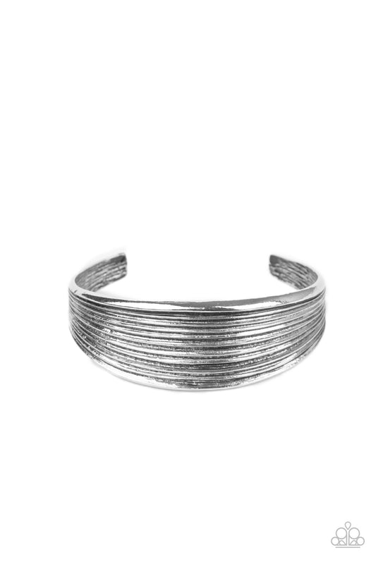 Paparazzi Bracelets - Off The Cuff - Silver