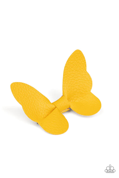 Paparazzi Hair Accessories - Butterfly Oasis - Yellow