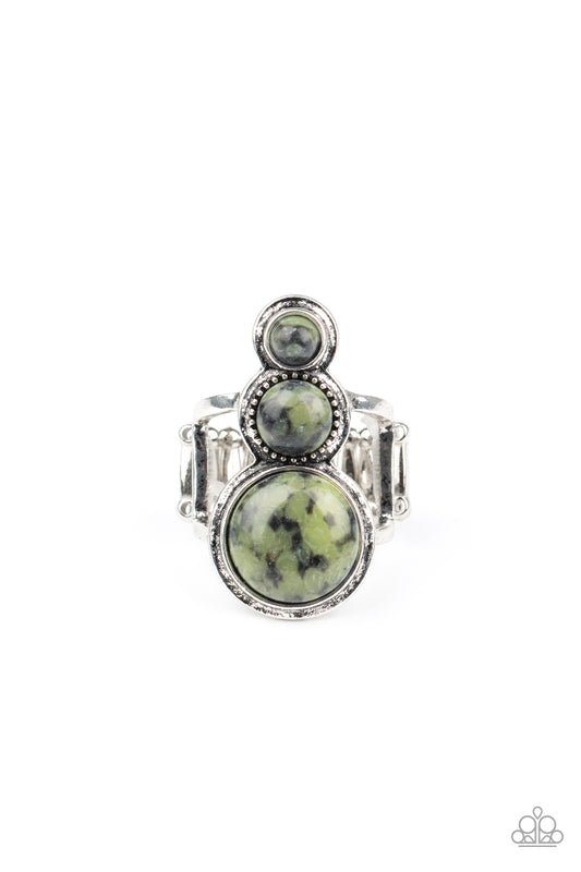 Paparazzi Rings - Marbled Magnificence - Green