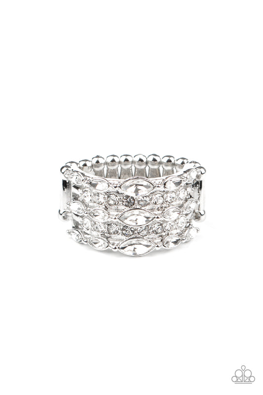 Paparazzi Rings - Diva Diadem - White